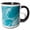 Black/White, variant on 3drose, Ak, Inside Passage, Natural Patterns in Glacial Ice - Us02 Tdr0094 - Trish Drury, 11oz Two-tone Red Mug