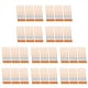 thumbnail image 1 of 150 Pinceles Planos para Pintar, Pincel de Madera de 3/4 Pulgadas, Pinceles para Manualidades Artísticas, Pinceles para Acuarela, Pintura A Granel para Arte, 1 of 5