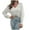 White, variant on LYXSSBYX V-Neck Long Sleeve Sweater Tops for Women Cropped Top Casual V-Neck Loose Solid Long Sleeve Navel Tops Women Blouse