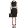 thumbnail image 6 of Evan Picone Women’s Crepe Colorblocked Dress, 6 of 6