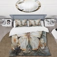 thumbnail image 2 of Designart "Pearl Slate Butterfly Delicate Designs" Animals Bedding Covert Set - Butterfly White Children's Art Bed Set With 2 Shams, 2 of 6