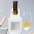 thumbnail image 6 of 12Pcs Hanging Paper Wine Box with Clear Window Paper Wine Bottle Box Gift Box, 6 of 6