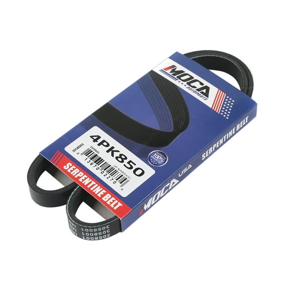 MOCA AUTOPARTS 4PK850 Serpentine Belt Fit for 1996-1997 Honda Civic 1.6L & 1998-2001 Hyundai Tiburon 2.0L & 2000-2003 Mazda Miata 1.8L