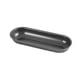 thumbnail image 5 of Kearding Hot Dog molde de acero al carbono salchicha para hornear forma ovalada bollo molde DIY galleta Type2 NO2, 5 of 6