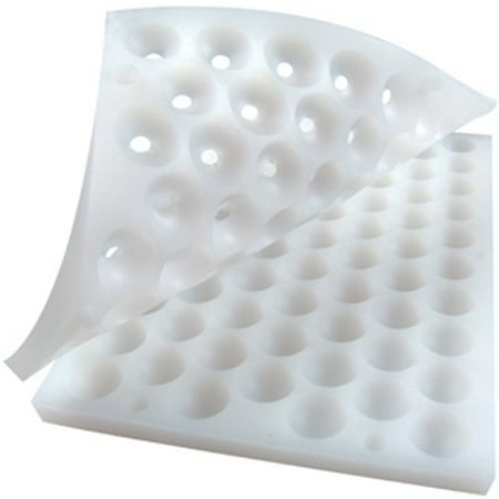 

Chocoflex Mold for Ganache and Chocolate 2 Piece for Bon-Bons 25mm Dia x 26.4mm High 67 Cavities