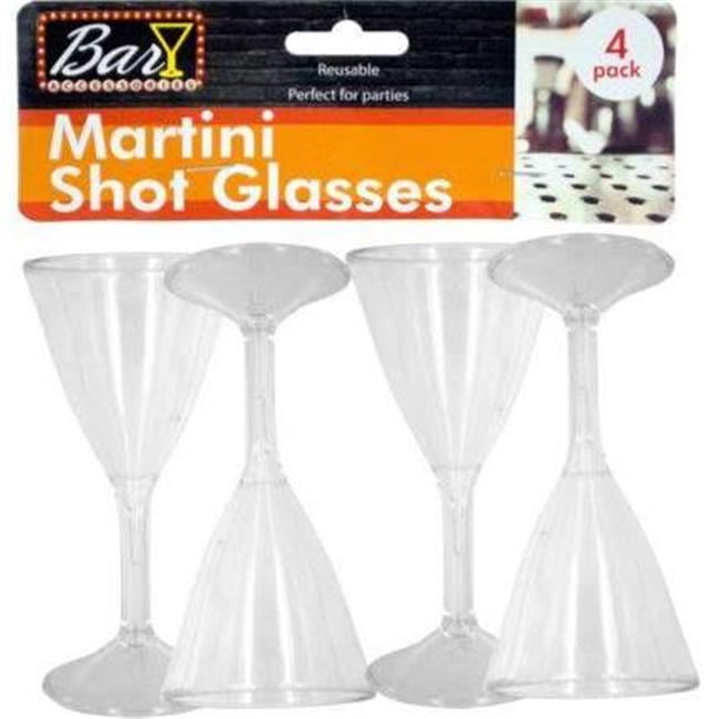 Kole Imports KL18828 Plastic Martini Shot Glasses Walmart Canada