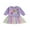 Purple, variant on Toddler Baby Girl Birthday Outfits 1-5 Years Birthday Girl Letter Embroidery Long Sleeve A Line Dress Cute Tutu Tulle Birthday Dress