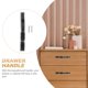 thumbnail image 3 of unbranded 6Ud Para Cajones Y Gabinetes Negro De Aleación De Zinc Moderno Para Muebles, 3 of 6