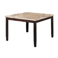 thumbnail image 1 of ACME Britney Marble Top Dining Table in Walnut, 1 of 2