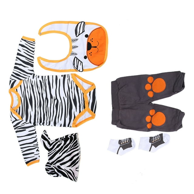 Doll Clothes, Fashionable Soft Cartoon Doll Clothes Set, Bear Pattern Firmer Delicate Excellent Craftsmanship Toddler Infant Kids Home For Children Baby Bear Clothes