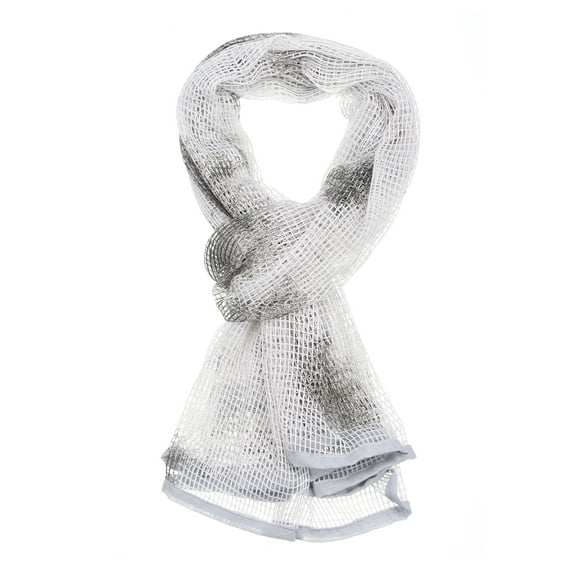 Uxcell 71"x35" Camouflage Netting Mesh Net Camo Scarf Veil Desert Mesh Scarves for Outdoor Activities Snow Camo