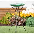 thumbnail image 5 of Garden Metal Hourglass Shape Bird Bath Stand for Outdoors | Fits up to 18" Diameter Bowls | Weatherproof Easy Assembly | 4 Stable Legs for Garden Patio Outside, 5 of 5