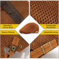 thumbnail image 3 of Minzimin Men's Mesh Cap Breathable Summer Newsboy Hat Adjustable Beret Cabbie Driving  Hats, 3 of 7
