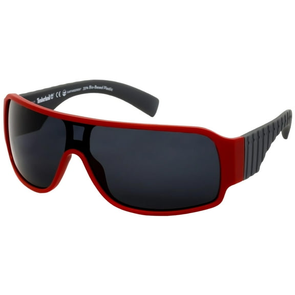 Timberland TB9216 67D Men's Matte Red/Black Frame Sunglasses