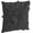 Black, variant on Sara's Garden Petal Decorative Throw Pillow. 17 Inch Square (Chocolate, Case Only)