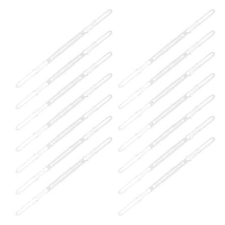 Masteelf 20PCS Multifunctional Binder Clip Plastic Paper Fasten Bookbinding Clips