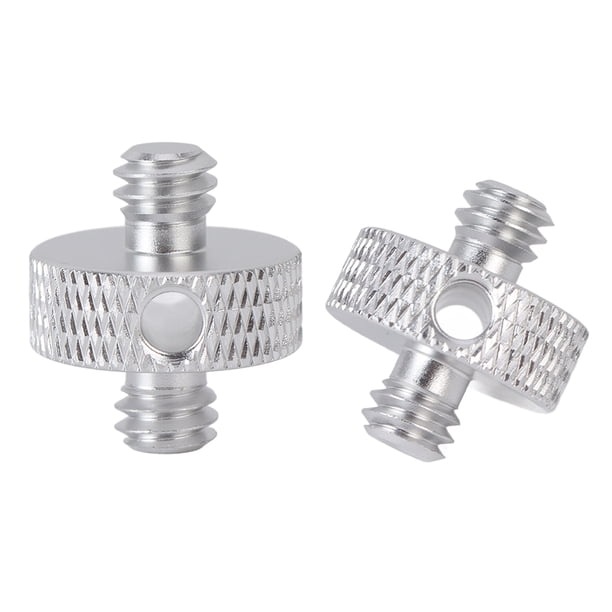 Adaptador de tornillo para cámara de 1/4 de pulgada adaptador de tornillo para cámara a prueba de óxido oxidación anódica resistente para trípode