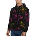 thumbnail image 3 of Bingfone Butterfly Men'S Drawstring Hoodie Long Sleeve Pocket Sweatshirts-Xx-Large, 3 of 9