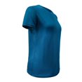 thumbnail image 3 of Playera Athletic Works para Mujer, Deportiva Manga Corta Azul Teal Talla G, 3 of 4