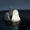 thumbnail image 4 of Glow-in-the-Dark Ghost Figurine - Medium - 3D Printed Miniature Halloween Dollhouse Decor for Craft Projects or Displays, 4 of 6