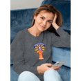 thumbnail image 2 of Happy Assumption Of Banner Sweatshirt Women -Image by Shutterstock, Female 4X-Large, 2 of 4