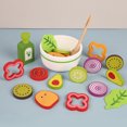 thumbnail image 4 of Gwong Juguete 21 unids / set Simulación de madera Fruta Vegetal Pretend Ensalada de cocina Cocina Juguete Gwong 30005035, 4 of 7