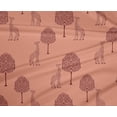 thumbnail image 4 of oneOone Polyester Lycra Fabric Tree & Giraffe Block Printed Fabric 1 Yard 56 Inch Wide, 4 of 4