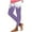 D916006-Purple, variant on Yufatyle Snowflake Print Hight Waisted Leggings for Women Ankle Length Yoga Pants Soft Stretch Workout Tights, Purple L