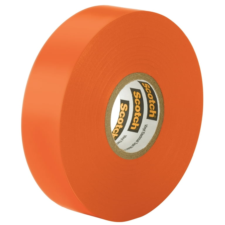 3M Scotch Professional Grade Vinyl Electrical Tape 35 - Orange, 3/4x66FT