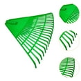 thumbnail image 6 of oshhni Garden Leaf Rake Head for Leaves, Grass, Simple Assembly with 21 Tines Green, 6 of 9