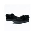 thumbnail image 5 of Ymiytan Womens Winter Shoes Slip On Moccasin Slippers Indoor Outdoor Loafers Shoes Black 10, 5 of 7