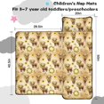 thumbnail image 5 of Highland Cow and Sunflower Print Teens Toddler Nap Mat with Pillow, Sleeping Mat Bag for Preschool Daycare 50"x20", 5 of 6