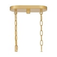 thumbnail image 4 of ABR432AB Quoizel Lighting Abner - 4 Light Linear Chandelier in Transitional style - 32 Inches wide by 19.75 Inches high-Aged Brass Finish, 4 of 8