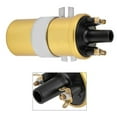 thumbnail image 5 of Gold 12 Volt High Power Ignition Coil for Classic Cars DLB105 ACU105, 5 of 6