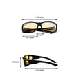 thumbnail image 2 of HD Night Vision Wraparounds Wrap Around Glasses (without bag), 2 of 5
