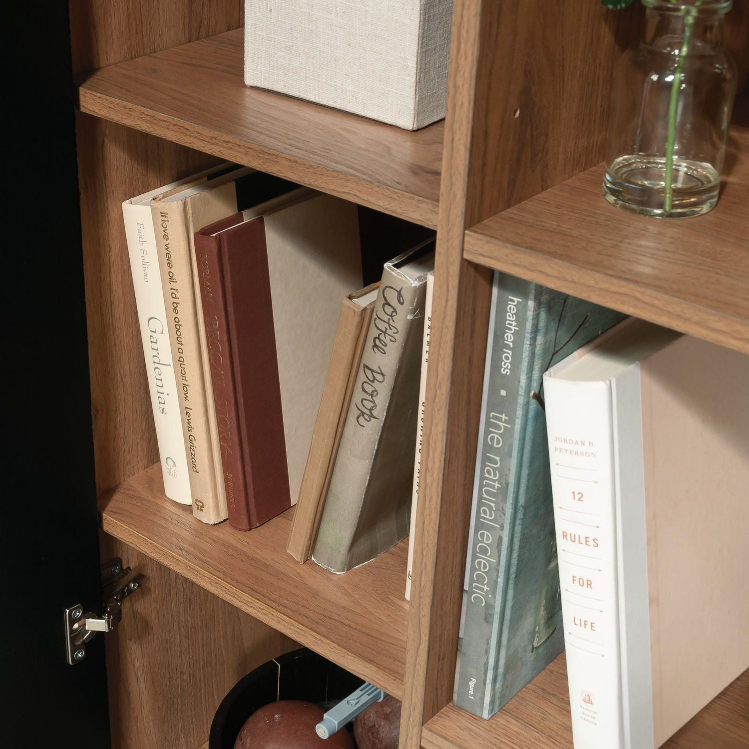 Sauder Ambleside Storage Cabinet, Serene Walnut, 431619