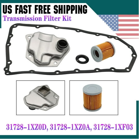 Auto Transmission Filter Oil Pan Gasket Kit For Nissan Rogue Altima Juke 2007-18