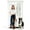 White, variant on YEAHOME Magnetic Screen Door Mesh, Works for Patio, Sliding Door, Keeps Bugs Out, Fresh Air Flow, Fits 32" x 82" Door - Curtain Size 34" x 83", Black