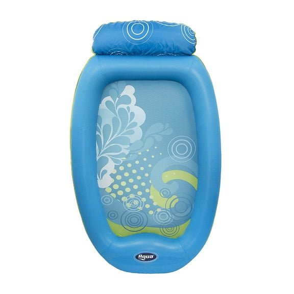 Aqua Leisure Inflatable Pool Float Water Comfort Lounge Lounger, Bubble Waves