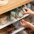 thumbnail image 7 of Plastic Storage Bins Organizing Containers:4pcs Fridge Organizer Bins,Clear Stackable Storage Bins with Handles,Organizing Bins for Kitchen,Pantry,Fridge,Shelf, 7 of 7