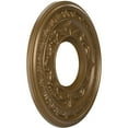 thumbnail image 2 of Ekena Millwork 10"OD x 3 1/2"ID x 3/4"P Baltimore Thermoformed PVC Ceiling Medallion (Fits Canopies up to 4 1/4"), Metallic Champagne Bronze, 2 of 10