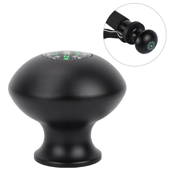 Ccdes Outdoor Universal Trekking Pole Stick Monopod Tripod Head Grip Knob with Compass,Monopod Grip Knob, Monopod Hand Grip Konb
