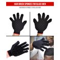 thumbnail image 4 of TWO SIDE Twist Hair Sponge, Sponge Brush Glove for Hair, Curling Sponge Glove for Men or Women Curls (Black), 4 of 7