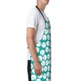 thumbnail image 2 of Uemuo Green Baseball Pattern Waterproof Apron Adjustable Dishwasher Apron- Apron for Women Men Heavy Duty Work Apron for Dishwashing Chemical Lab, 2 of 9