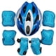 thumbnail image 2 of Yuarrent Protector de patinaje sobre ruedas ajustable de 7 piezas Juego de cascos para niños pequeños Coderas patinar Tipo 2 Yuarrent OD022039-04, 2 of 6