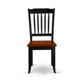 thumbnail image 4 of East West Furniture Dining Room Set Black & Cherry, PLDA7-BCH-W, 4 of 7