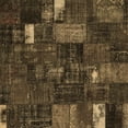 thumbnail image 1 of Ahgly Company Indoor Square Patchwork Brown Transitional Area Rugs, 7' Square, 1 of 4