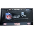 thumbnail image 1 of San Francisco 49ers Black License Plate Frame, 1 of 1