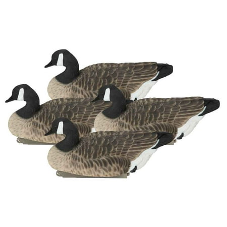 GHG Decoy Systems Pro Grade XD Series Floater Canada Goose Rester Decoy 4 Pack