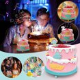 thumbnail image 1 of Máquina de burbujas para pasteles para niños, juguete eléctrico con sonido y luz, regalo de vacaciones Wmkox8yii shdjk6697, 1 of 1